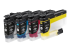 Brother - 4-pack - svart, gul, cyan, magenta - Höger vinkel