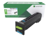 Lexmark - Cyan - original - Vänster vinkel