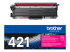 Brother TN-421M - Magenta - Framsidan