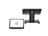HP Engage One 10 - Kunddisplay - Framsidan