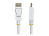StarTech.com 6ft White VESA Certified DisplayPort 1.2 Cable with Latches - Flera vinklar