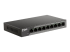 9-Port 10/100 Unmanaged long range PoE Surveillance Switch - Vänster vinkel