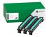 Lexmark - 3-pack - cyan, magenta, gul - Vänster vinkel