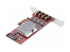 StarTech.com 4-Port USB Type-C PCIe Card, USB-C 10Gb, 4x Controllers, TAA - Tillbaka